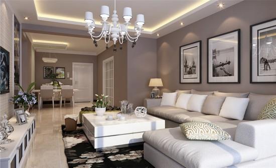 8万装修现代简约二居室 大兴区装修案例图